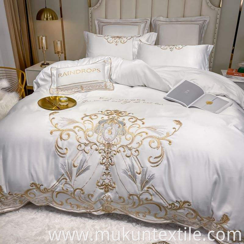  Cotton Embroidery Bedding Set